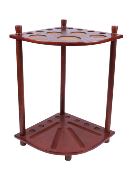 Stojak narożny 8 kijów kolor: mahoń