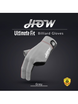 Rękawiczka bilardowa HOW UltimateFit Grey S/M